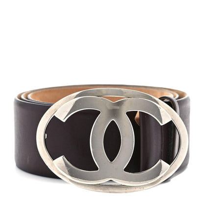 Chanel Calfskin CC Belt 95 38 Brown 1 of 4