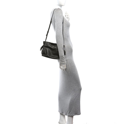 Loewe Calfskin Mini Flamenco Knot Clutch Dark Khaki 2 of 10