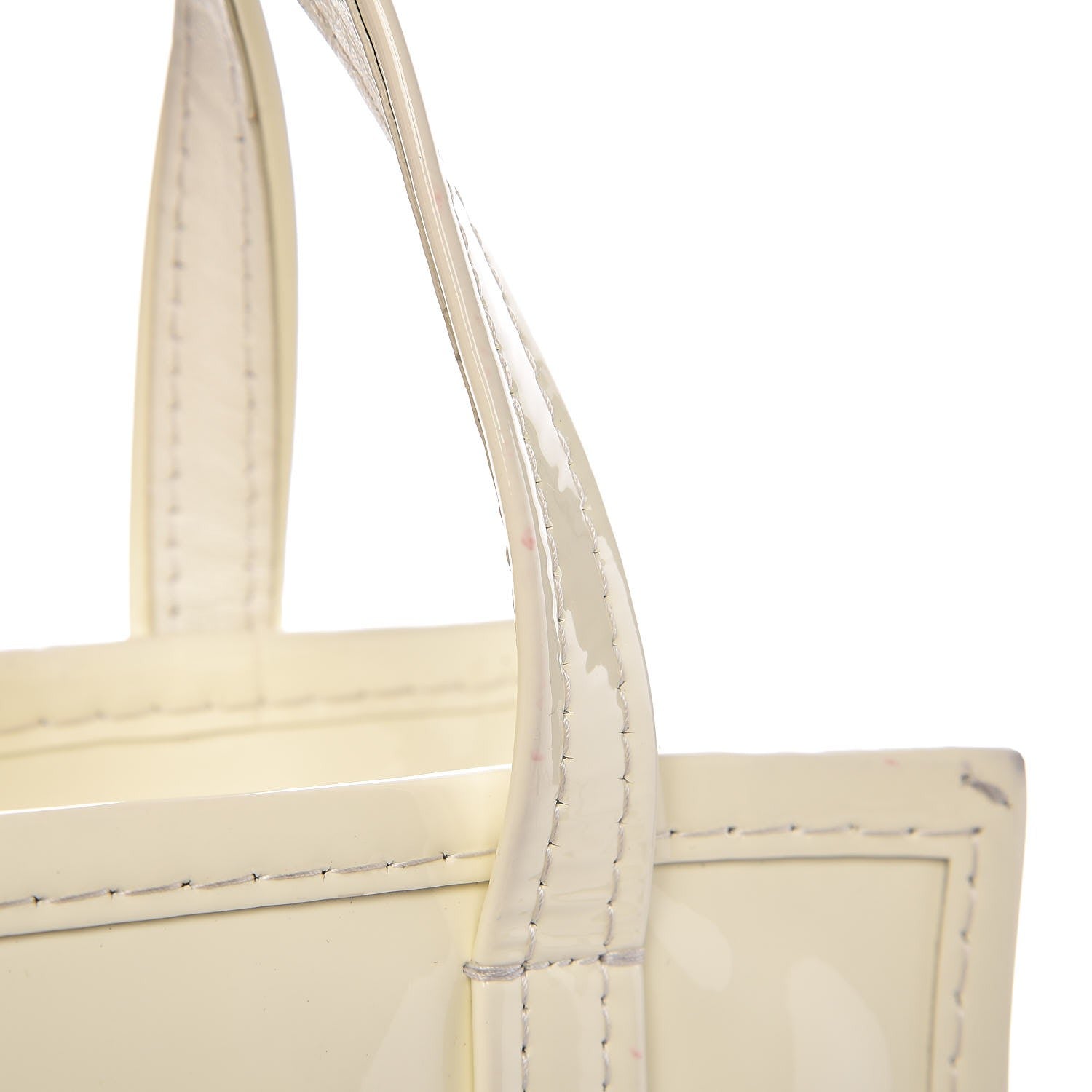Balenciaga Patent XS Bazar Shopper Tote White 12 of 20
