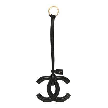 Chanel Lambskin Mini CC Bag Charm Black 1 of 5
