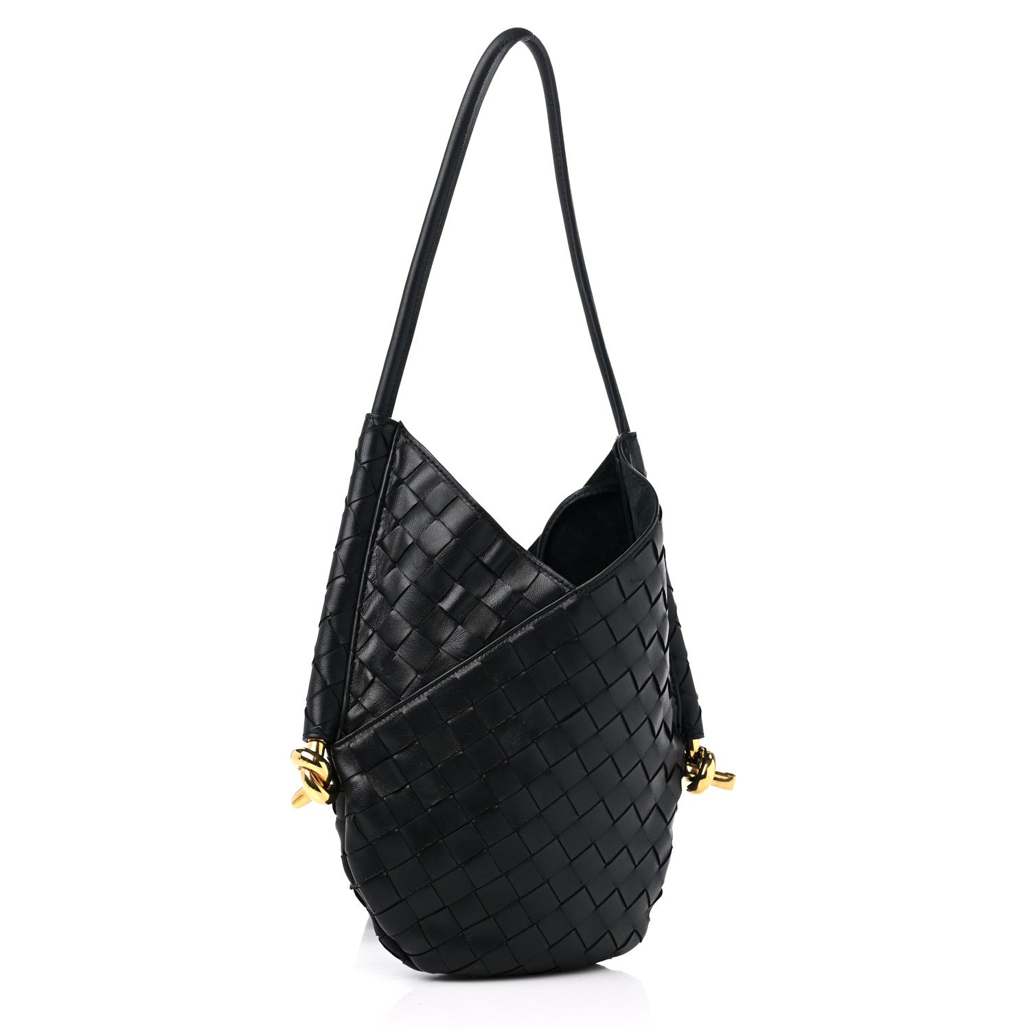 Bottega Veneta Nappa Intrecciato Small Solstice Hobo Black 4 of 11