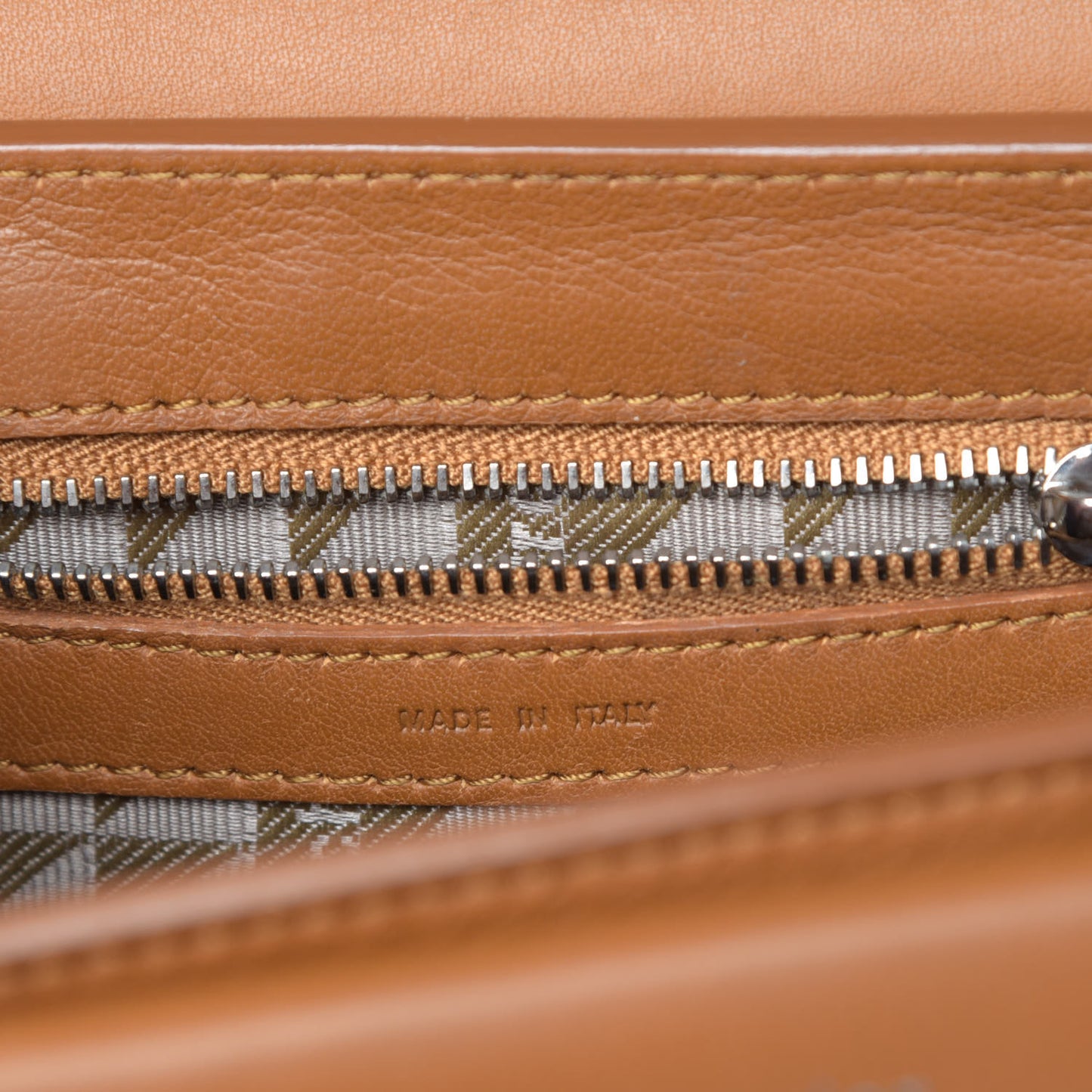 Smooth Calfskin Mini PS11 Classic Shoulder Bag Caramel