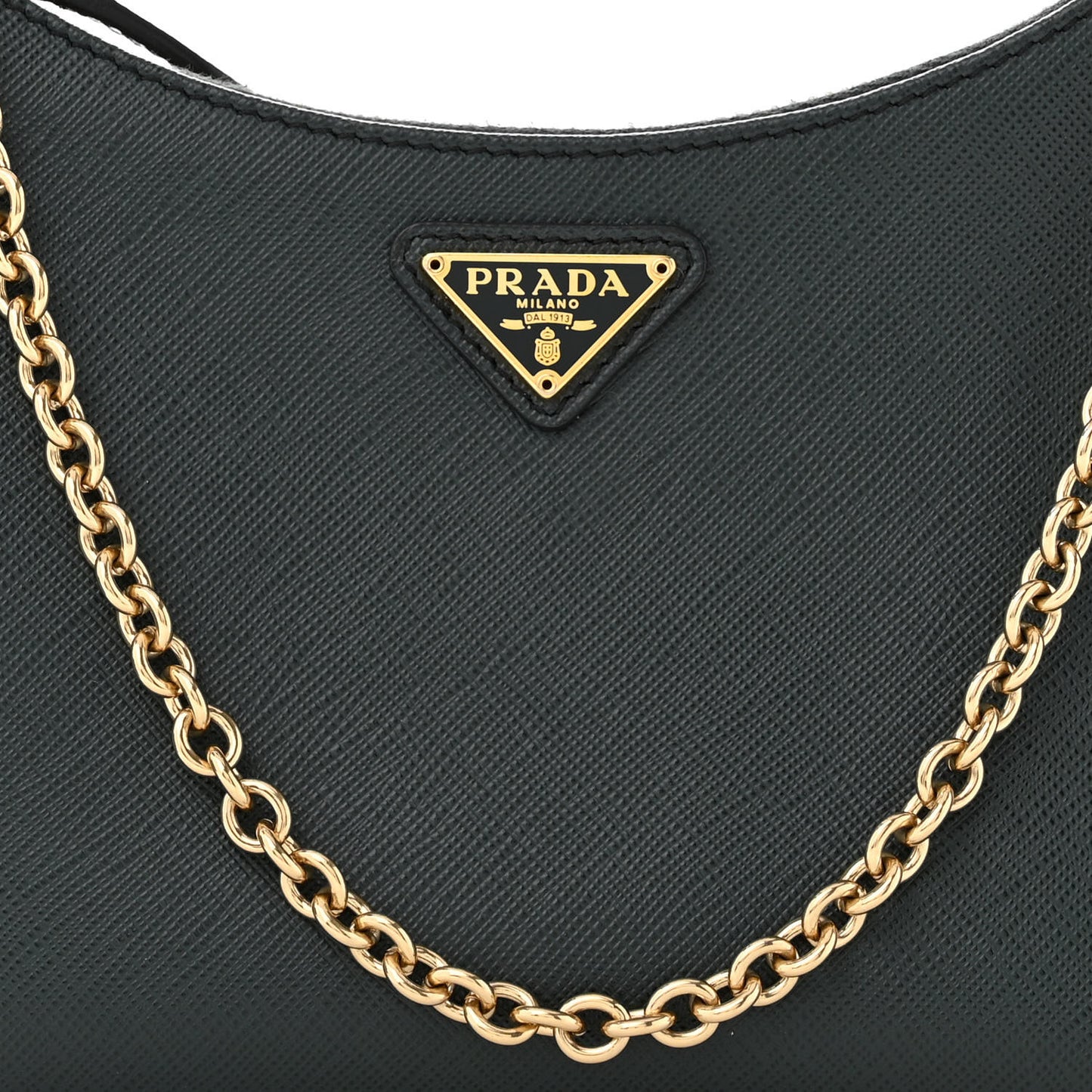 Saffiano Lux Re-Edition 2005 Shoulder Bag Smeraldo