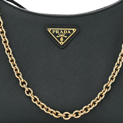 Prada Saffiano Lux Re-Edition 2005 Shoulder Bag Smeraldo 9 of 15