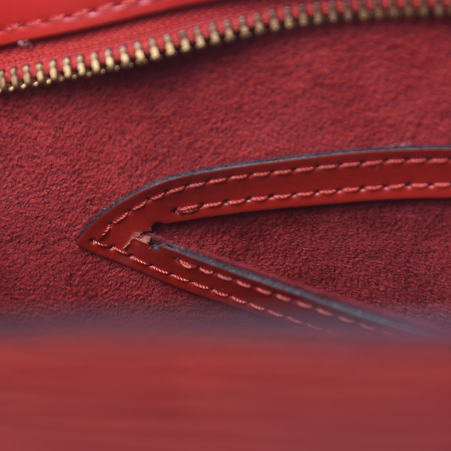 Louis Vuitton Epi Saint Jacques PM Castillan Red 9 of 12