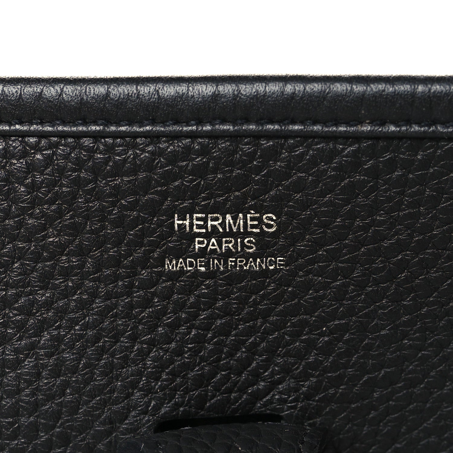 Hermes Taurillon Clemence Evelyne III PM Black 6 of 10