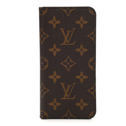 Louis Vuitton Monogram iPhone XS Max Folio Case 1 of 9