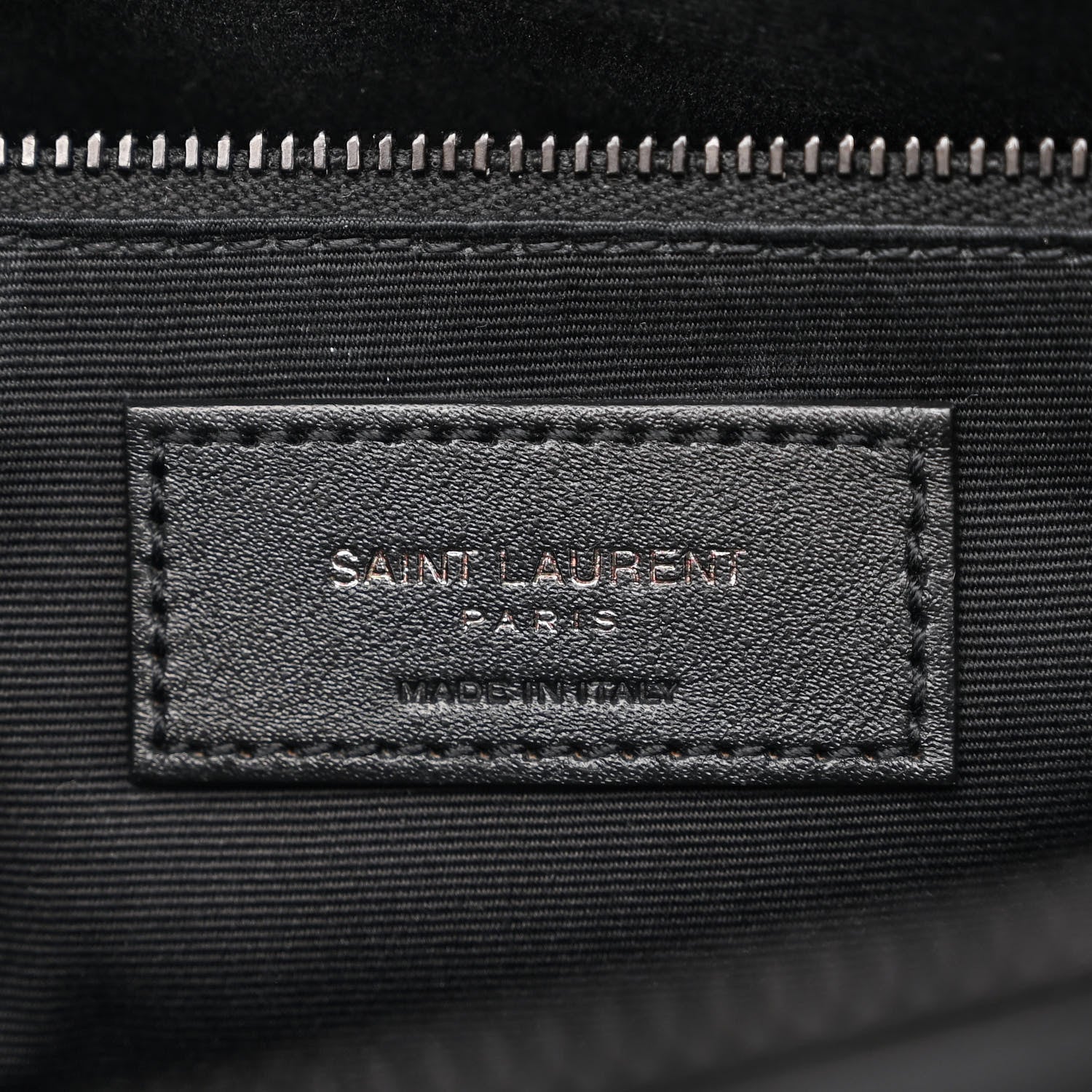 Saint Laurent Calfskin Y Quilted Monogram Monochrome Large Loulou Chain Satchel Black 6 of 13