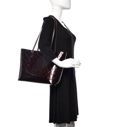 Louis Vuitton Vernis Long Beach MM Amarante 2 of 9