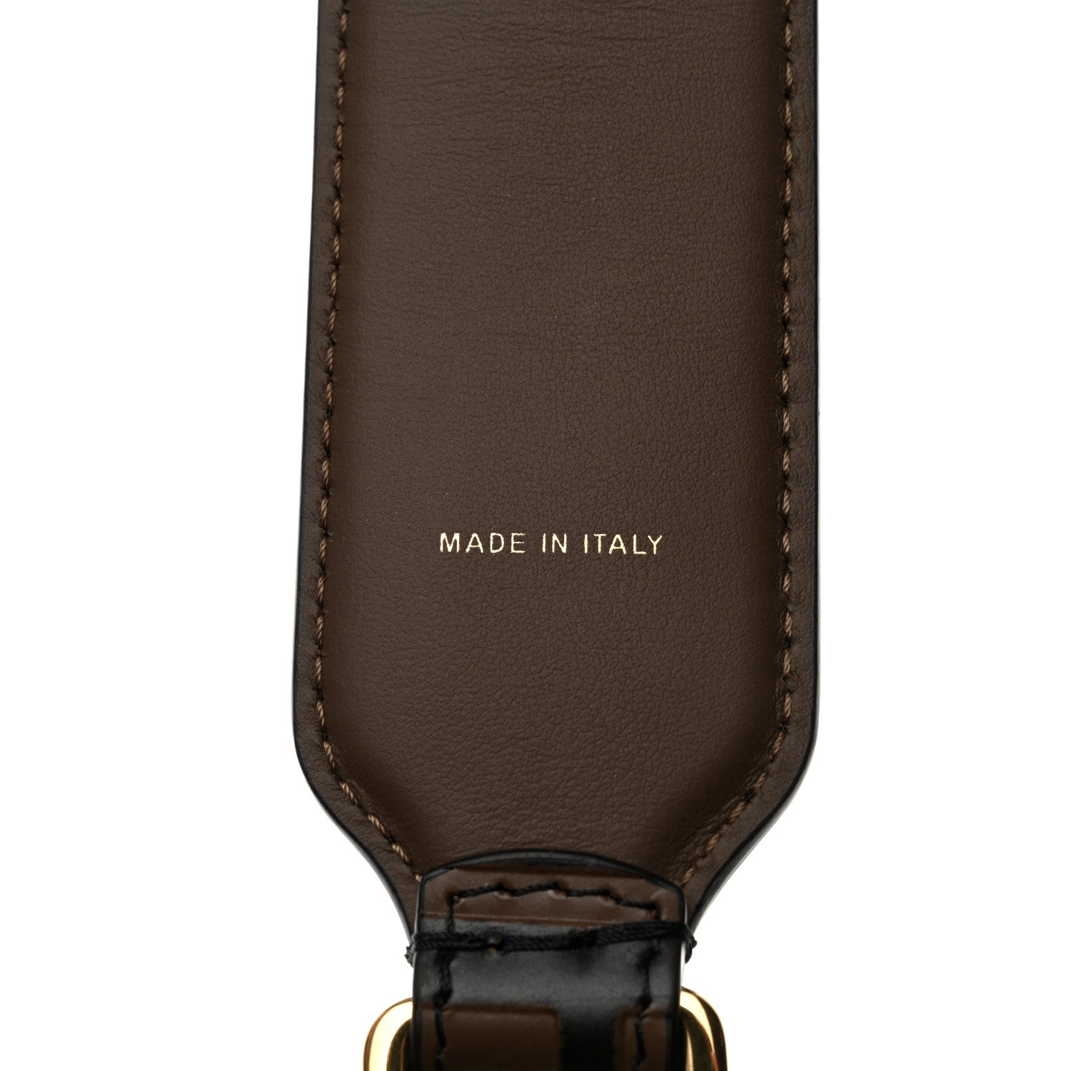 Fendi Calfskin FF 1974 Embossed Mini Strap You Maya Black 4 of 5