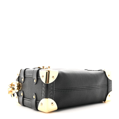 Louis Vuitton Grained Calfskin Side Trunk PM Black 4 of 9