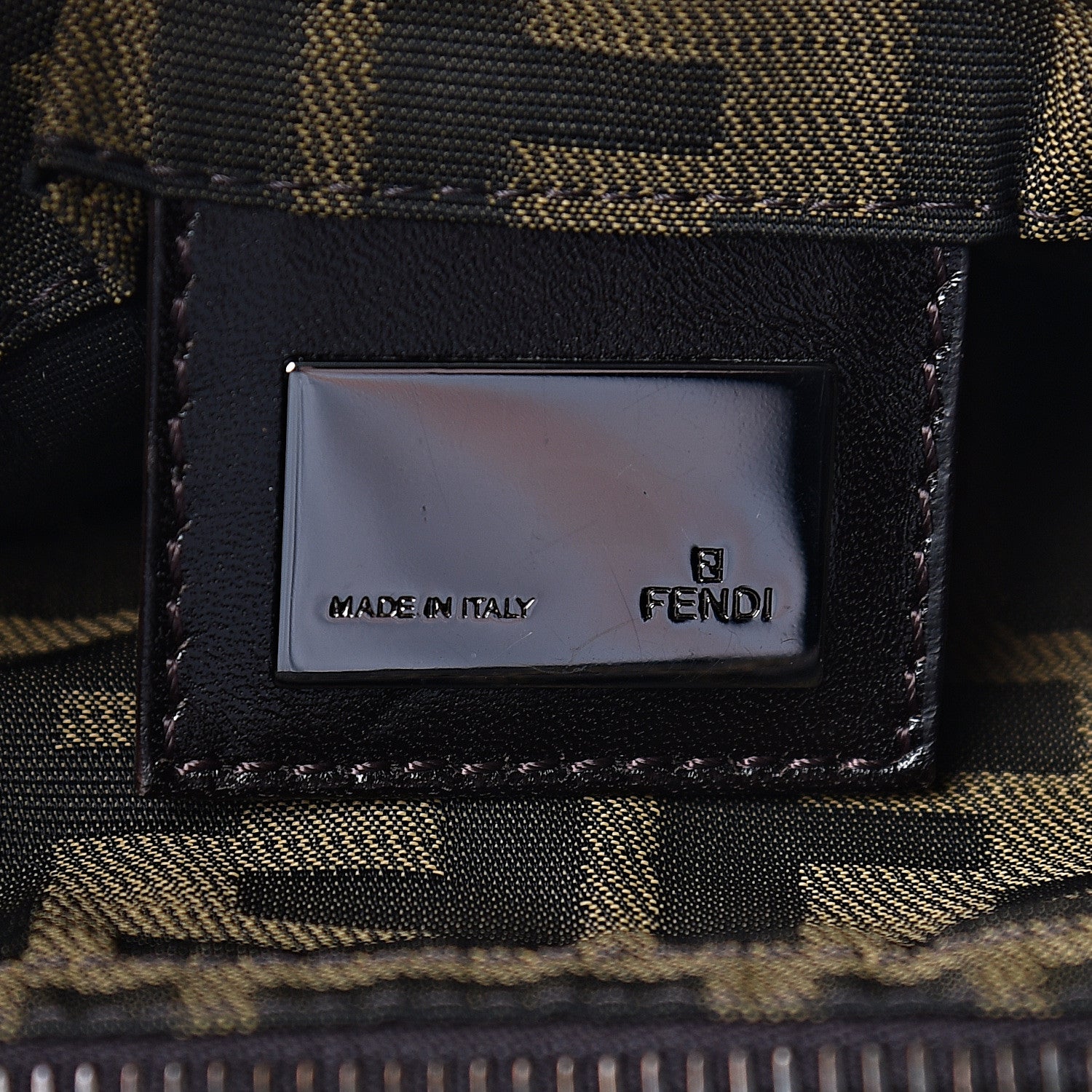 Fendi Zucca Tote Tobacco 6 of 13