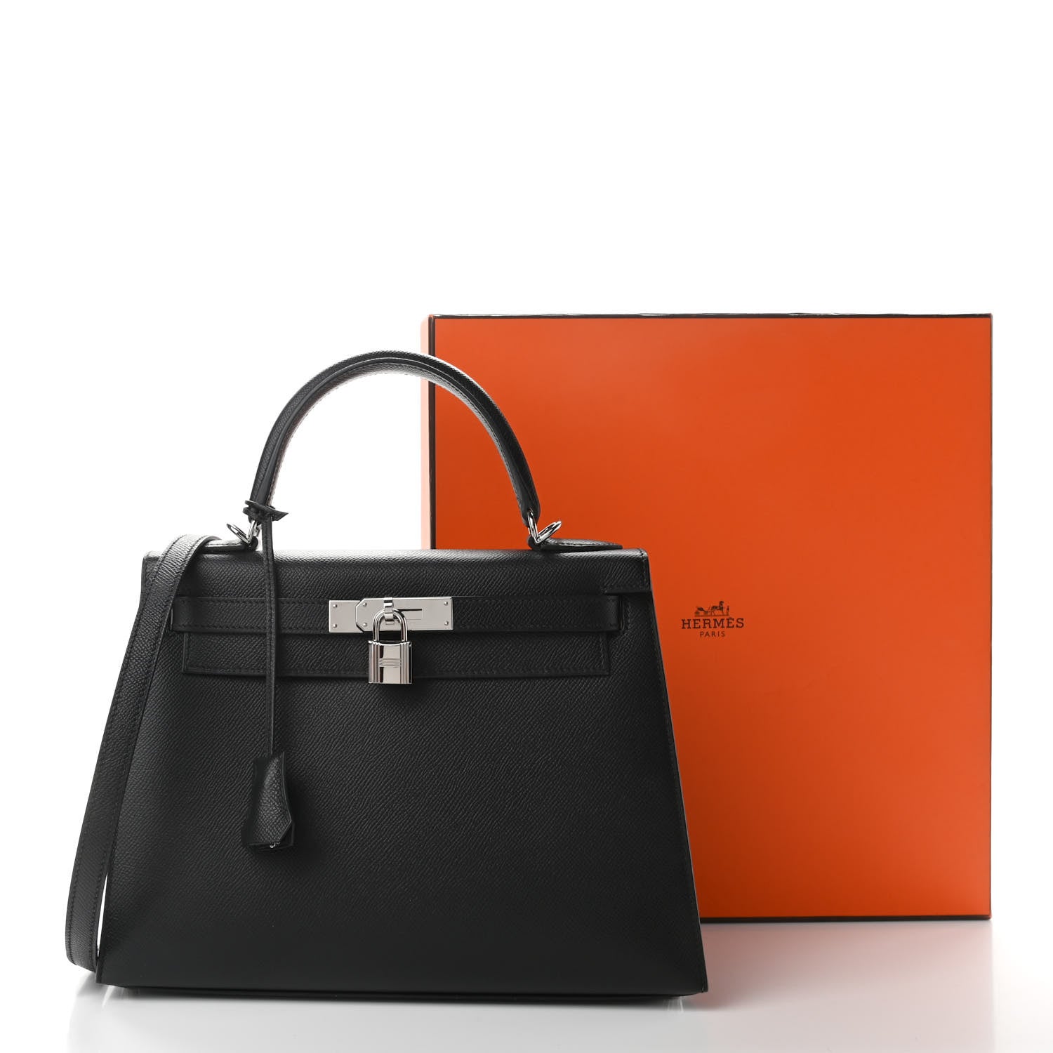 Hermes Epsom Kelly Sellier 28 Black 37 of 37