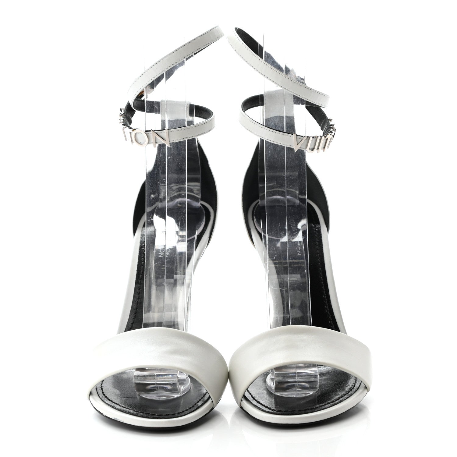 Louis Vuitton Calfskin Call Back Sandals 37 White 2 of 10