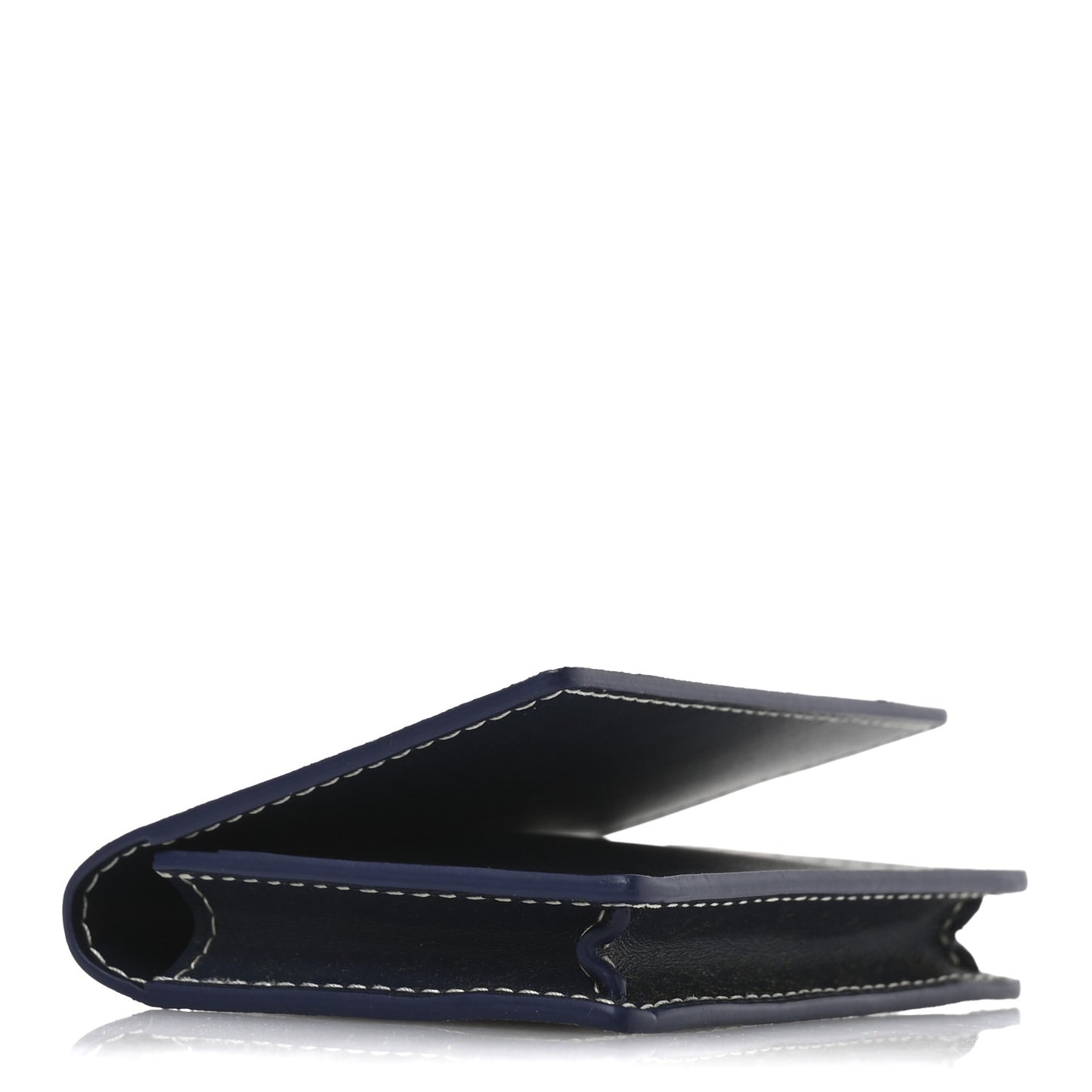Goyardine Business Card Holder Navy