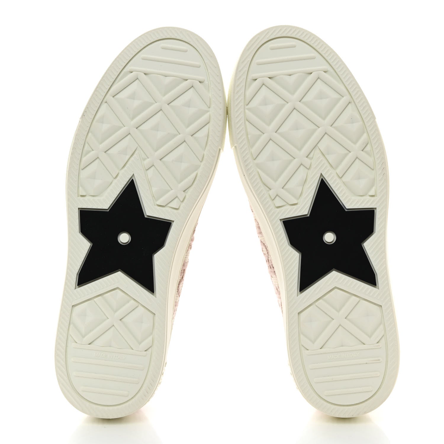 Christian Dior Canvas Oblique Walk'N'Dior Low Top Sneakers 37.5 Powder Nude 5 of 9