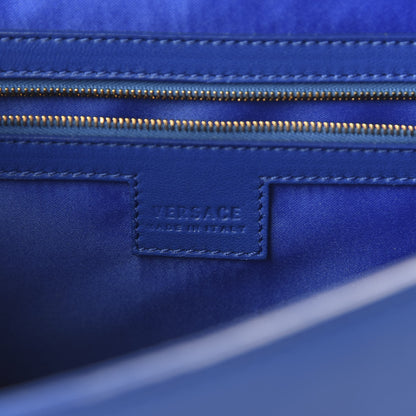 Versace Calfskin Vanitas Crossbody Bag Blue White 8 of 10