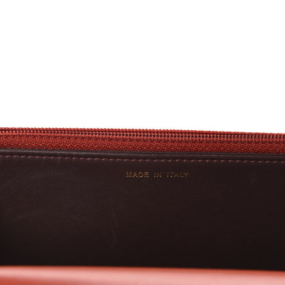 Chanel Lambskin Quilted Trendy CC Wallet On Chain WOC Red 9 of 14
