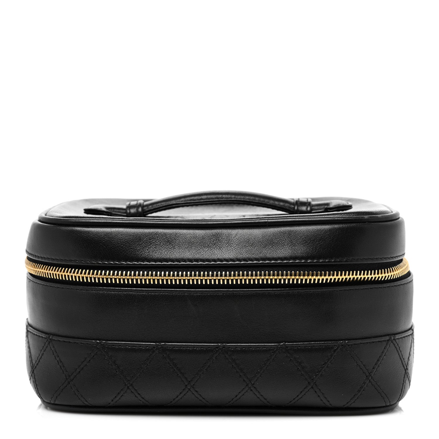 Chanel Lambskin Vanity Cosmetic Case Black 1 of 12