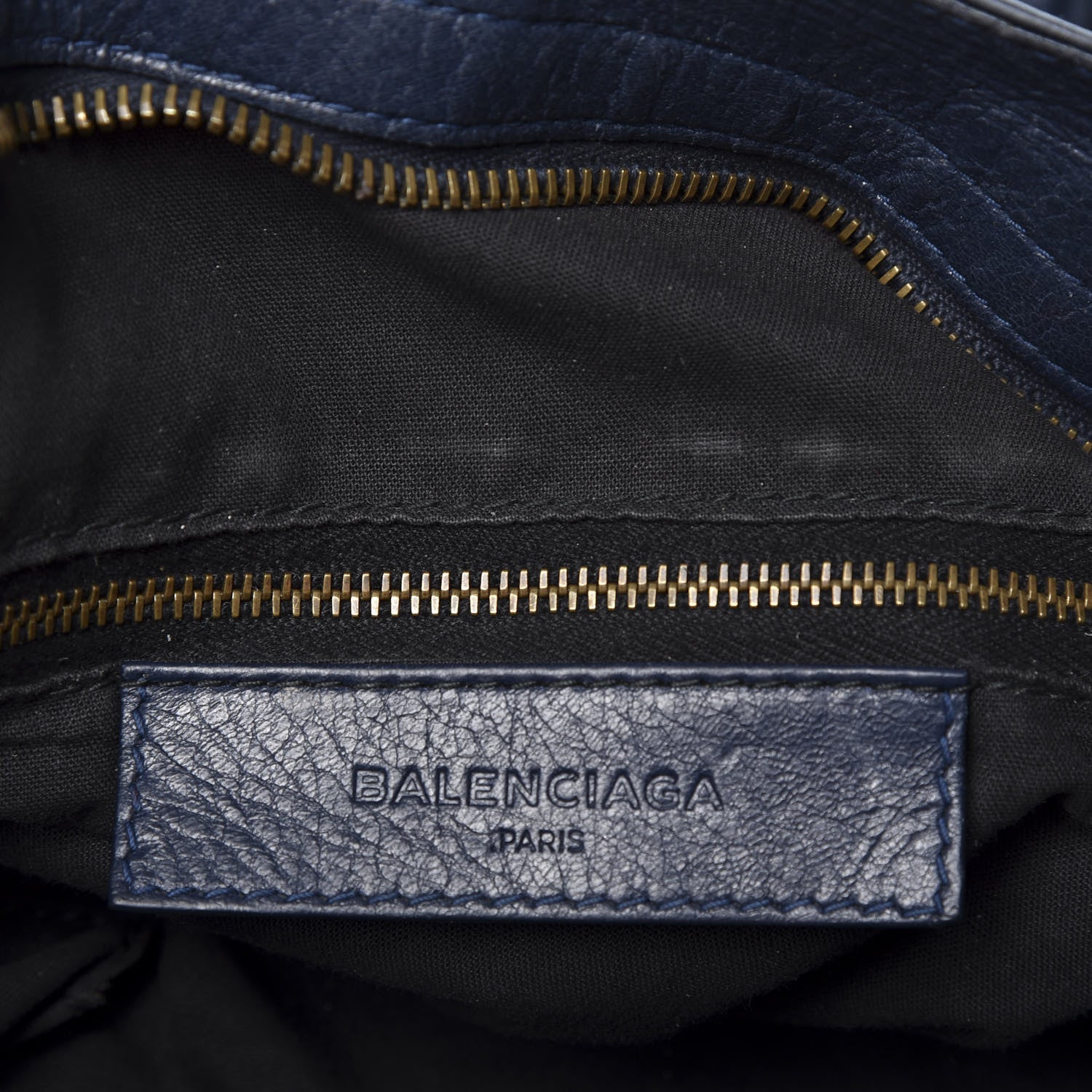 Balenciaga Agneau Classic Hardware Velo Bleu Obscur 7 of 10