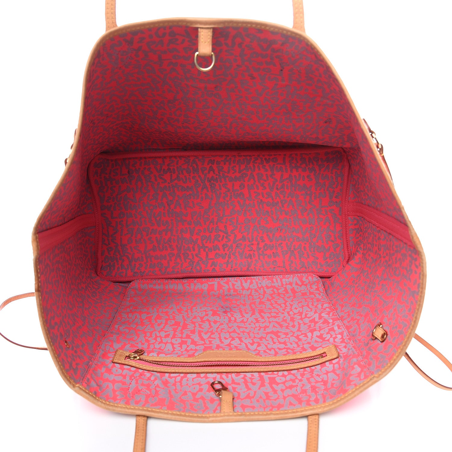 Louis Vuitton Monogram Graffiti Neverfull GM Fuchsia 5 of 22