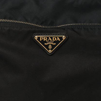 Prada Nylon Vela Colour Messenger Bag Black 8 of 10