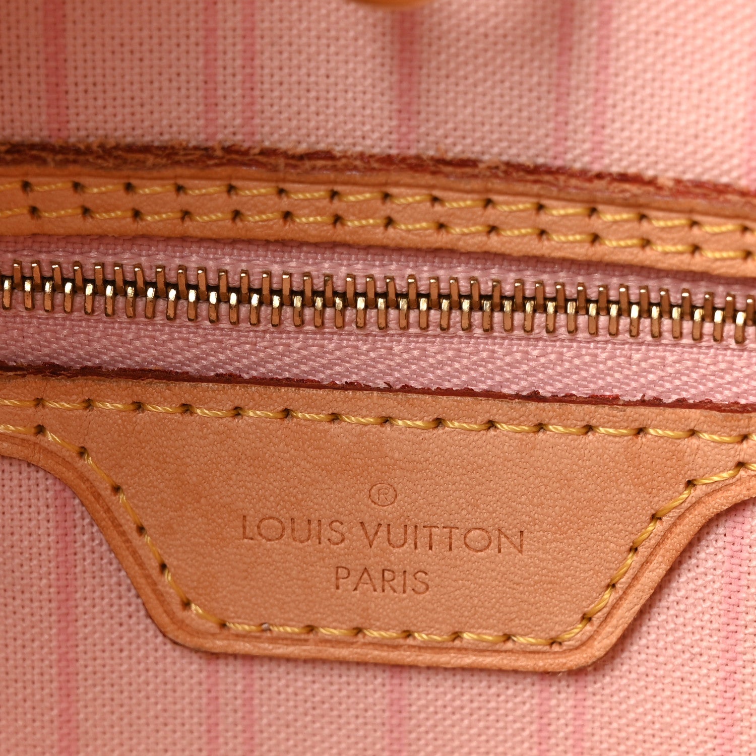 Louis Vuitton Damier Azur Neo Neverfull MM Rose Ballerine 6 of 9