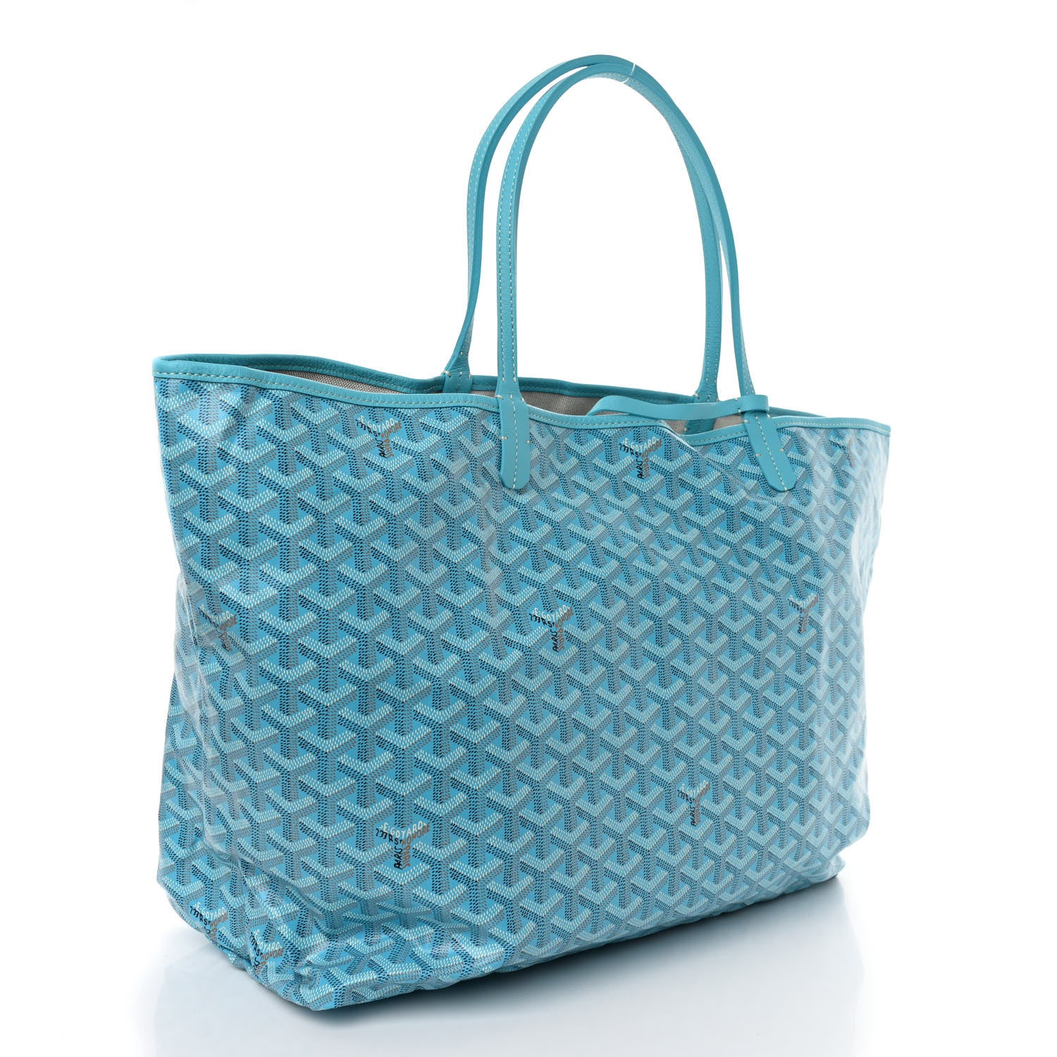 Goyard Goyardine Saint Louis GM Balise Beach Towel Set Turquoise 5 of 11
