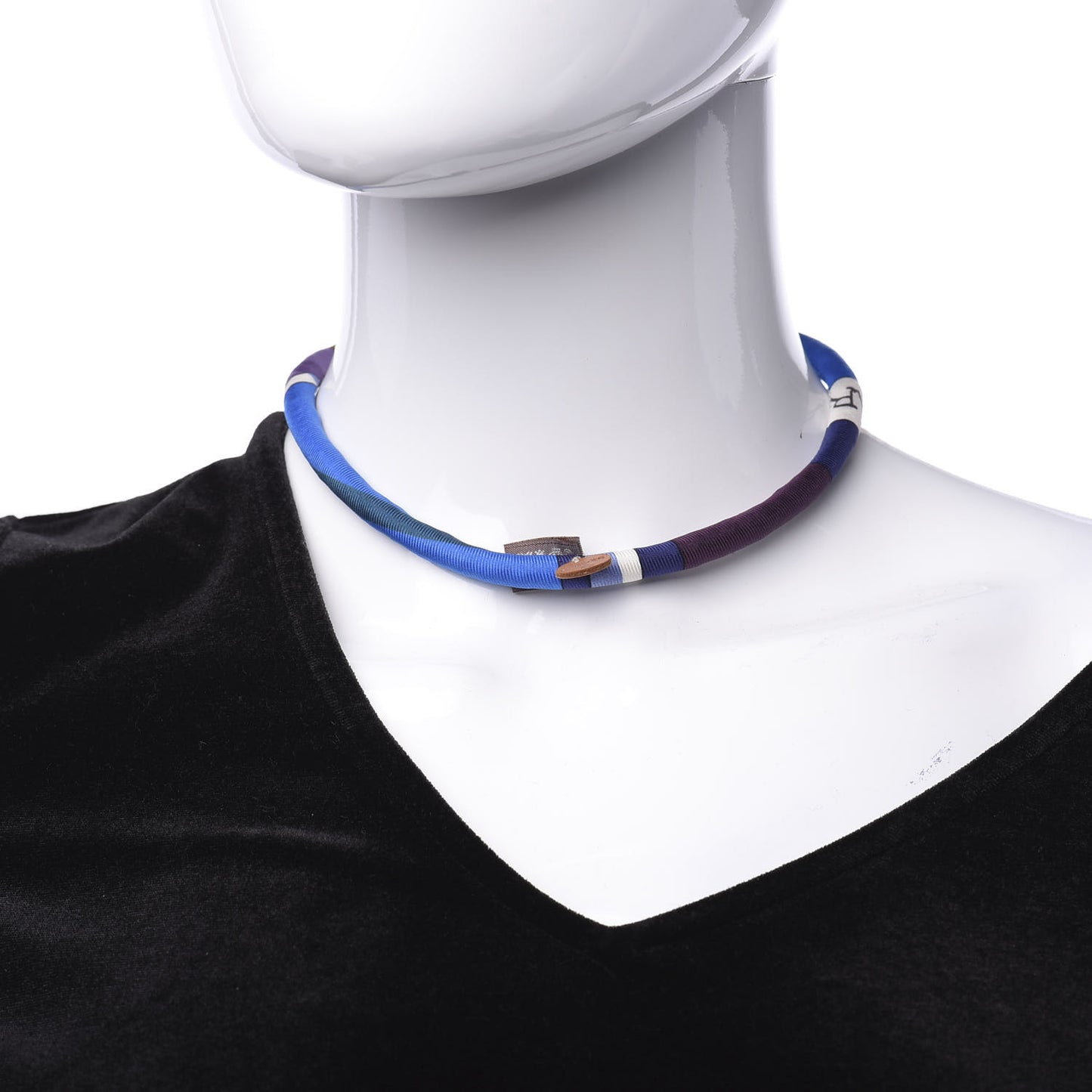 Silk Collier En Soie Petit H Necklace