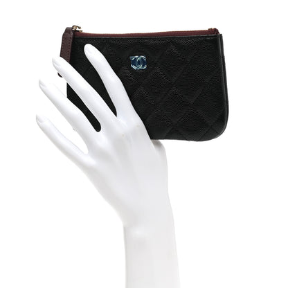 Chanel Caviar Quilted Small Pouch Black 2 of 8