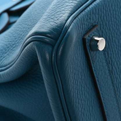 Hermes Togo BIRKIN 35 Bleu Izmir 8 of 11