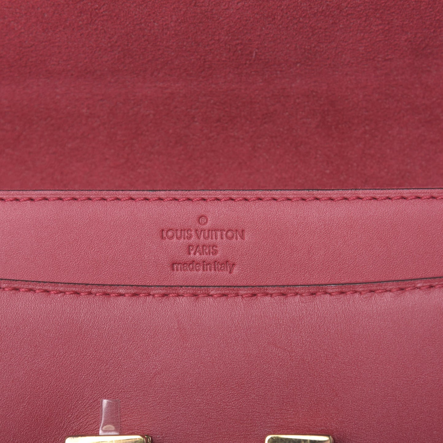Calfskin Chain Louise GM Framboise