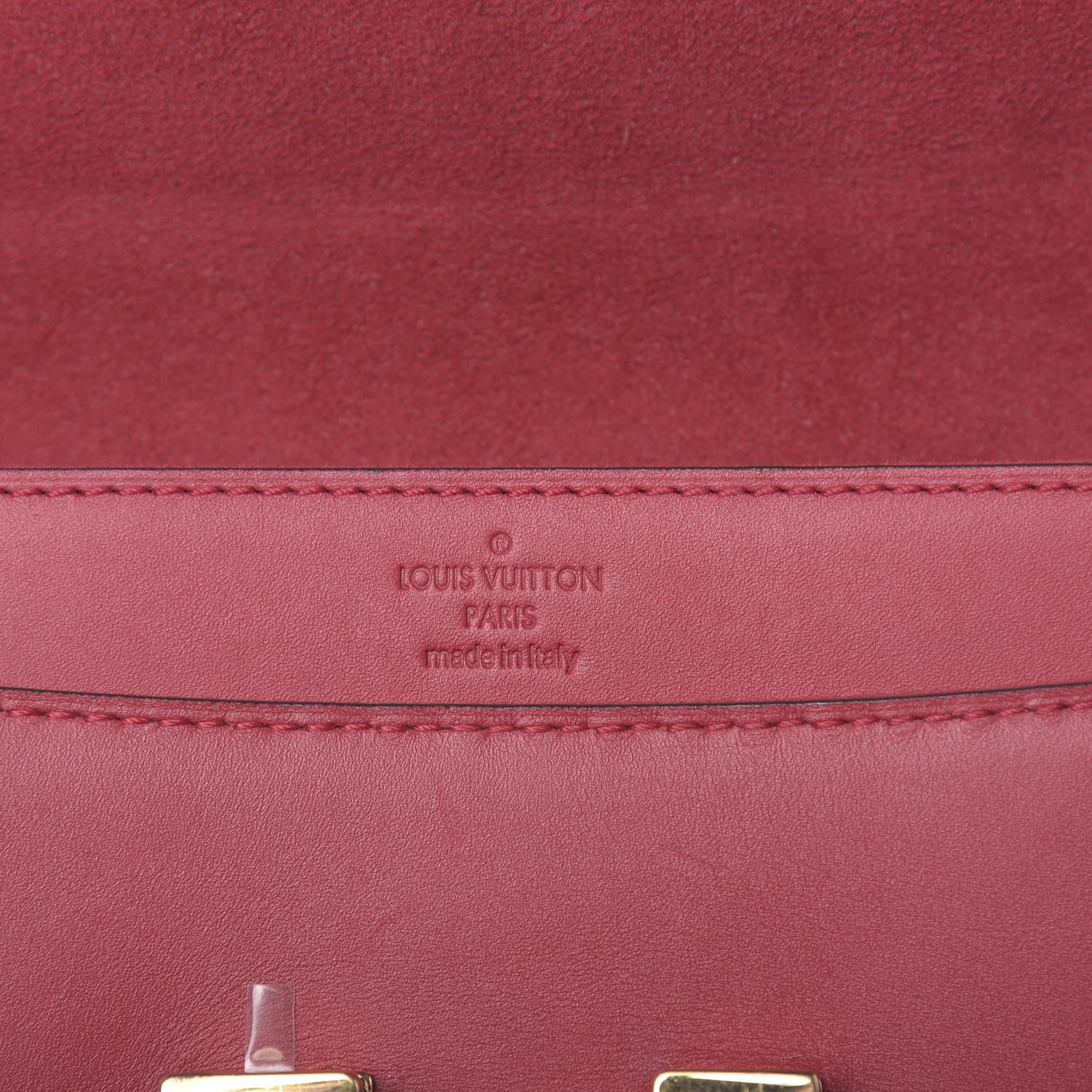 Louis Vuitton Calfskin Chain Louise GM Framboise 6 of 11