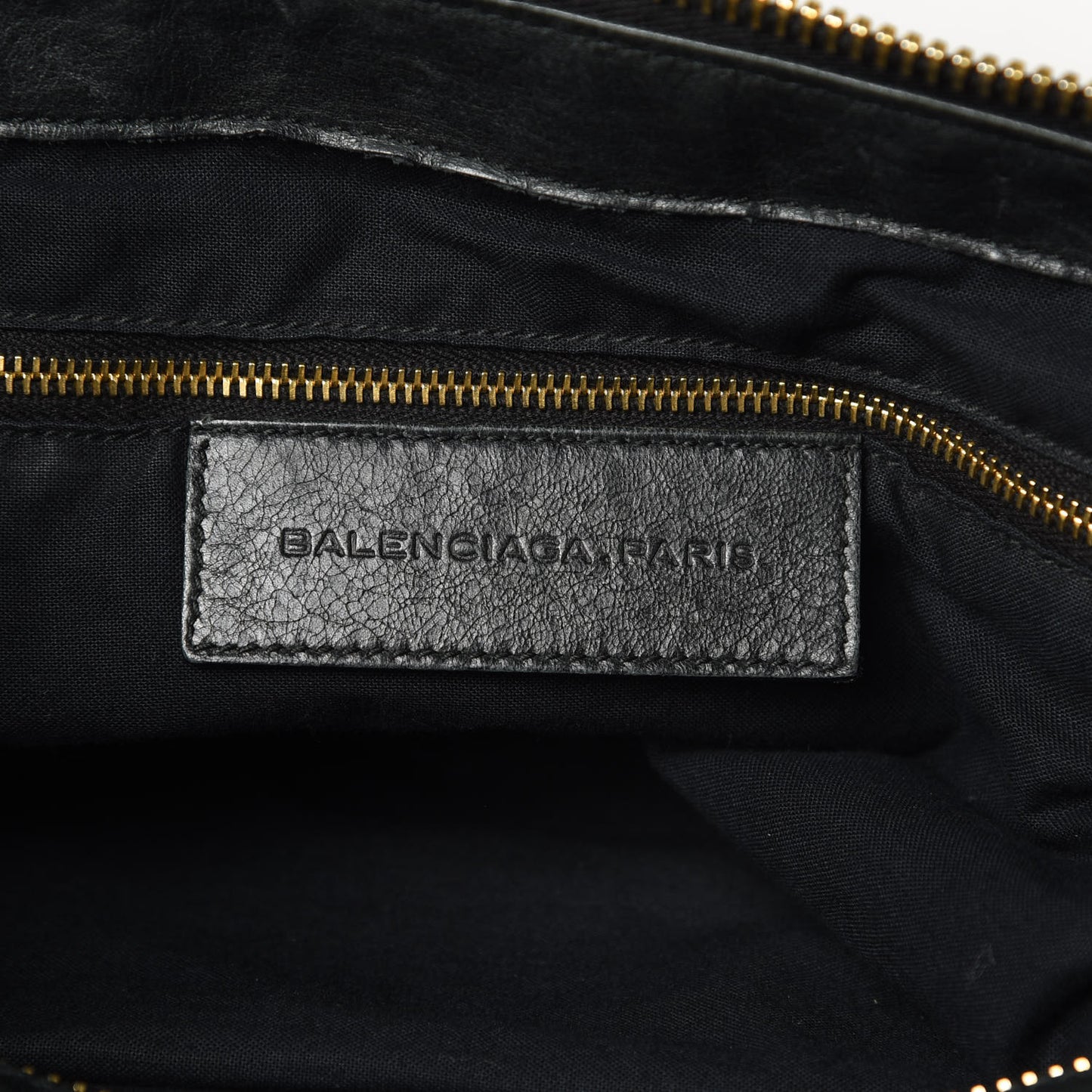 Agneau Giant 21 Gold Hardware Work Black