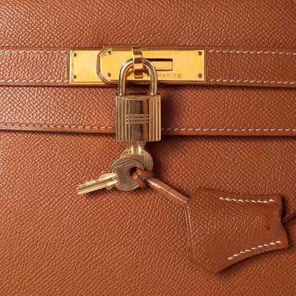 Hermes Courchevel Kelly 35 Gold 6 of 10