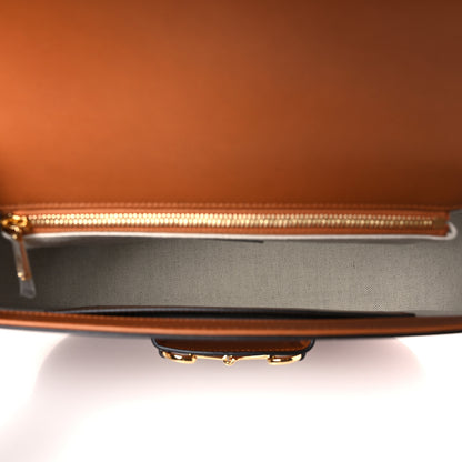 Gucci Calfskin Horsebit 1955 Shoulder Bag Tan 5 of 8