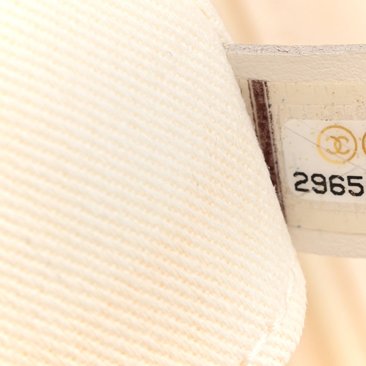 Canvas Pearl Medium Deauville Tote Ecru Beige