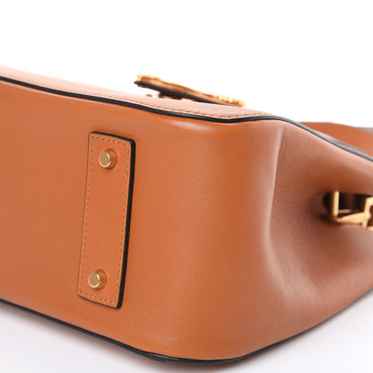 Versace Nappa Barocco Virtus Top Handle Bag Brown 8 of 12