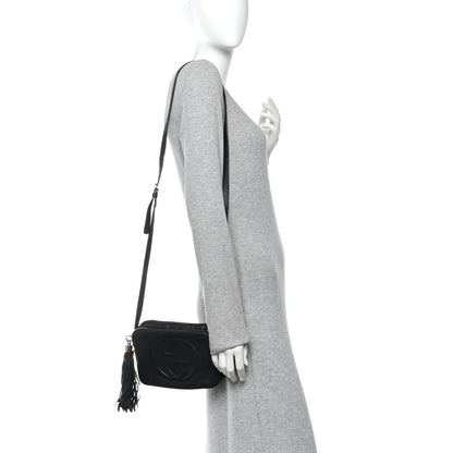 Gucci Pebbled Calfskin Small Soho Disco Bag Black 2 of 12
