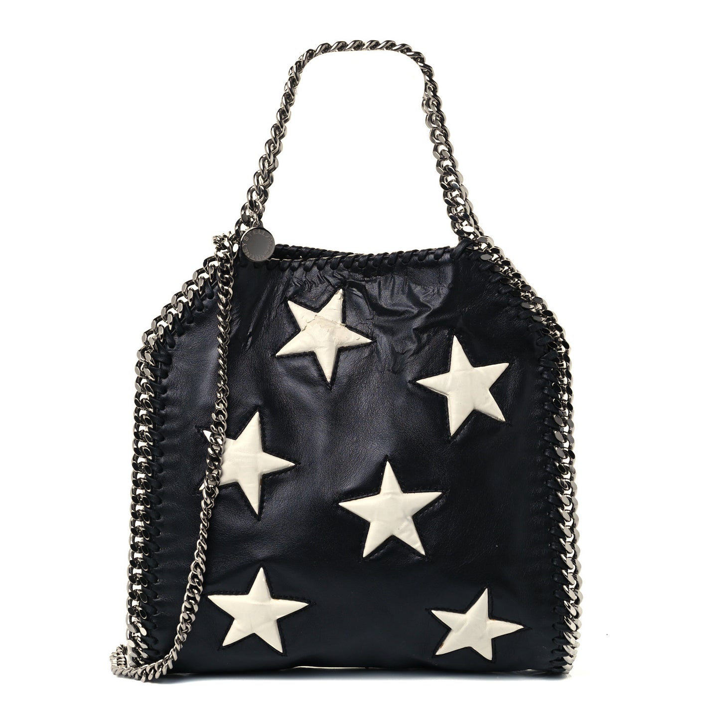 Alter Nappa Embossed Mini Star Falabella Tote Black