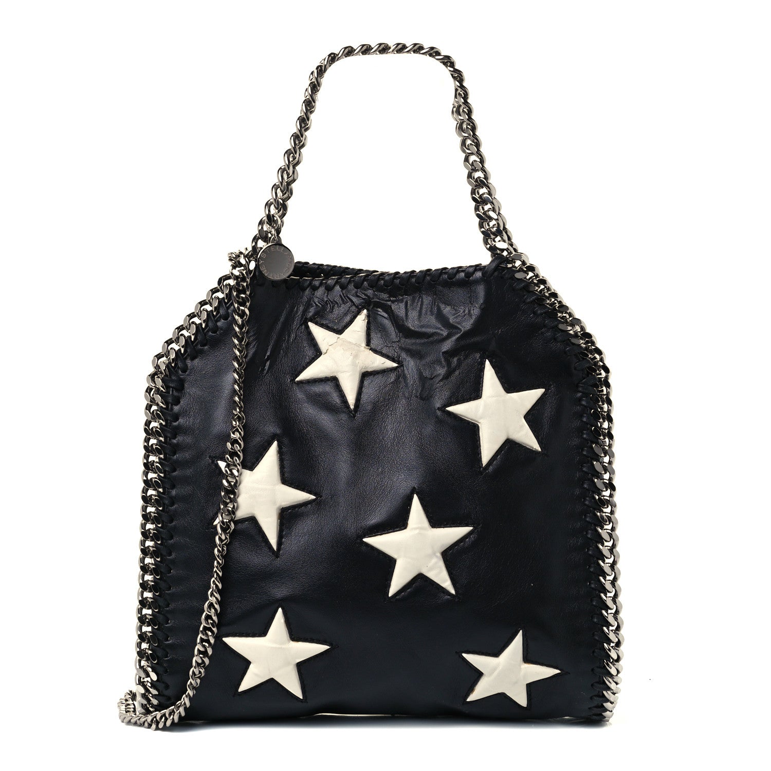 Stella McCartney Alter Nappa Embossed Mini Star Falabella Tote Black 1 of 12