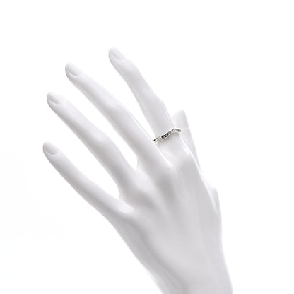 Tiffany Platinum Diamond 3mm Elsa Peretti Curved Wedding Band Ring 48 4.5 2 of 5