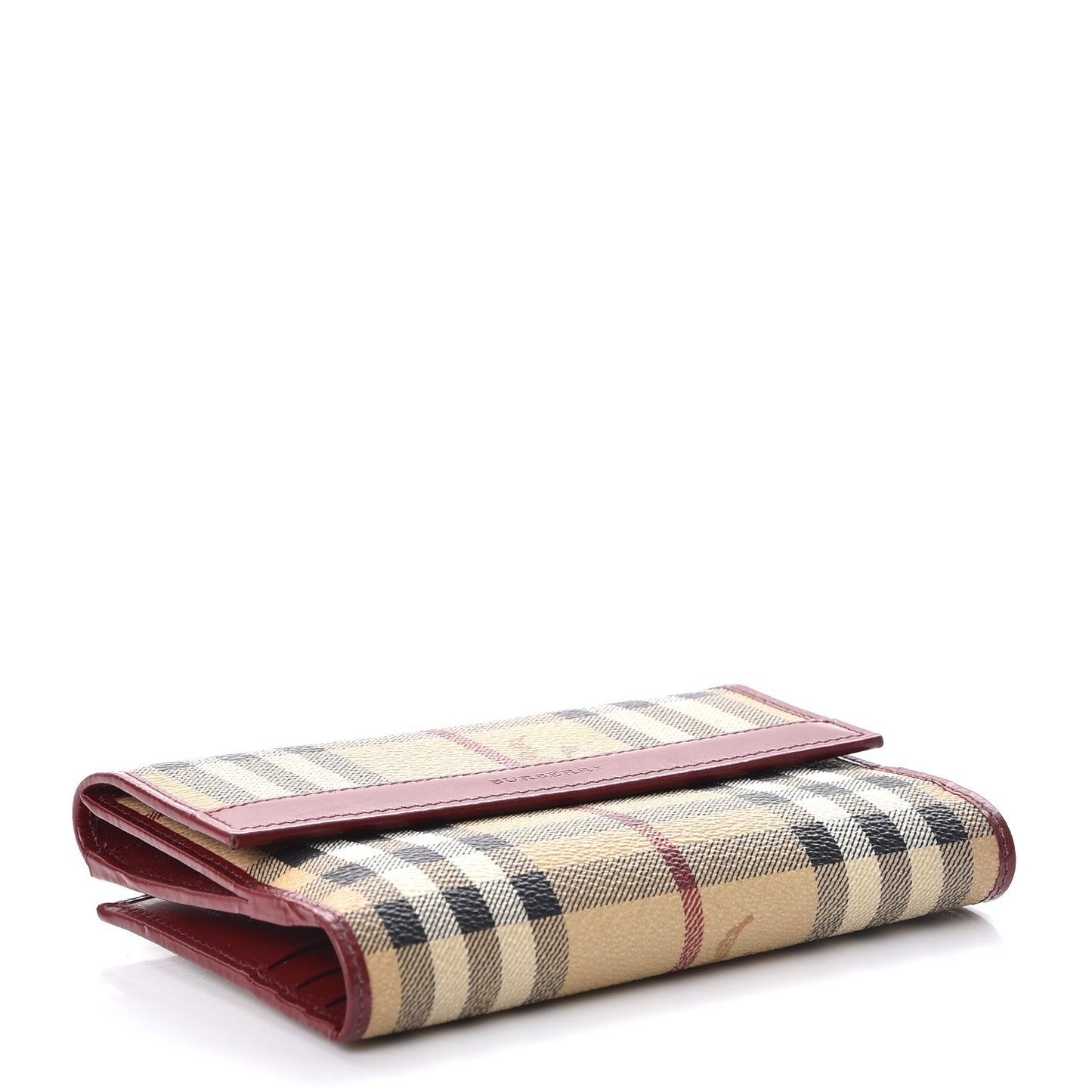 Haymarket Check Compact Wallet Red