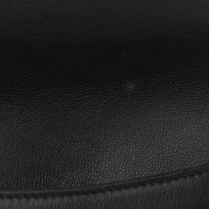 Gucci Roxy Calfskin Blondie Chain Shoulder Flap Bag Black 11 of 13