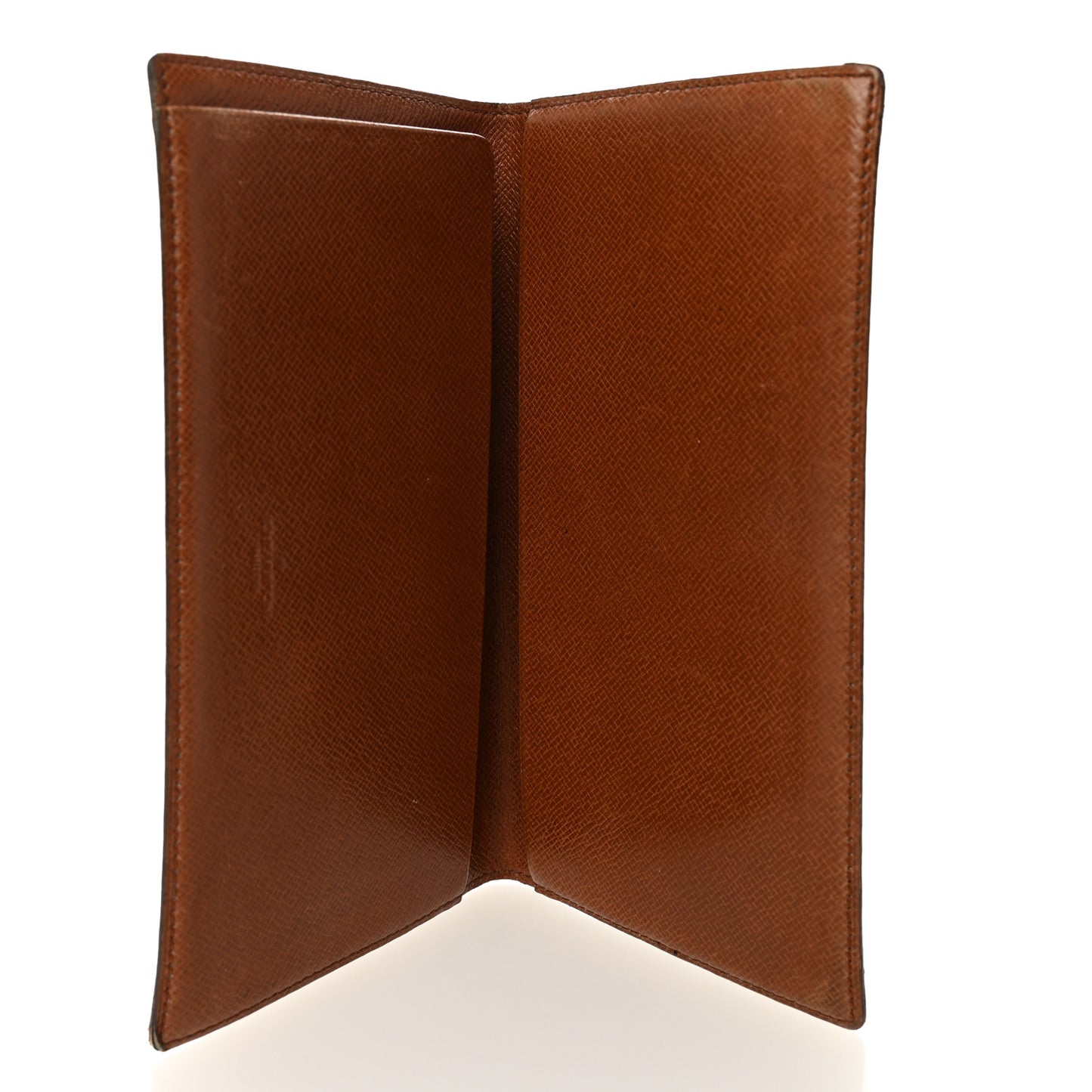 Monogram Simple Checkbook Holder Wallet Cover