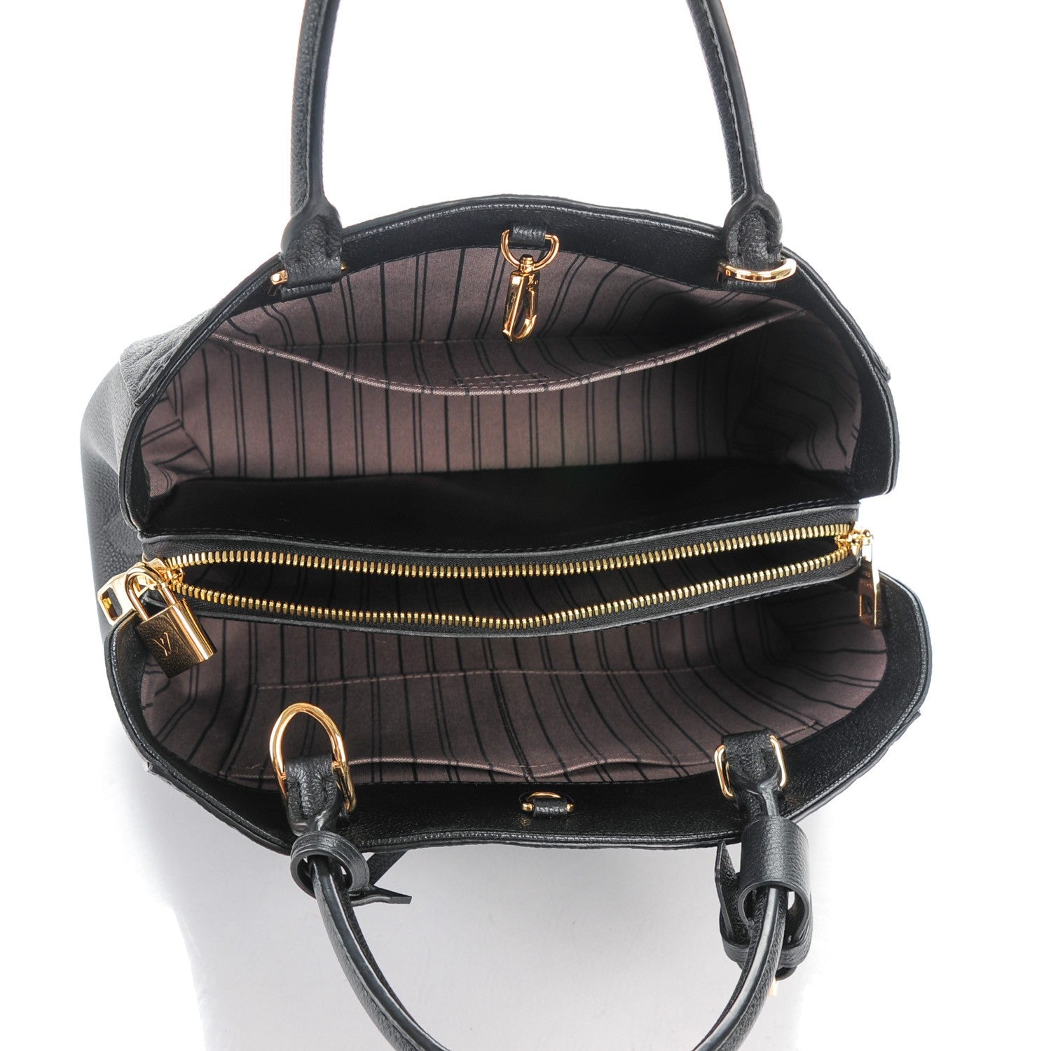 Louis Vuitton Empreinte Montaigne MM Black 5 of 7