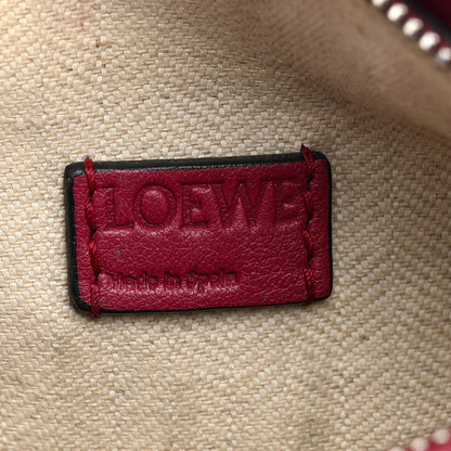 Loewe Calfskin Mini Puzzle Bag Raspberry 6 of 10