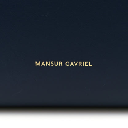 Mansur Gavriel Calfskin Large Shopping Tote Blue 8 of 16