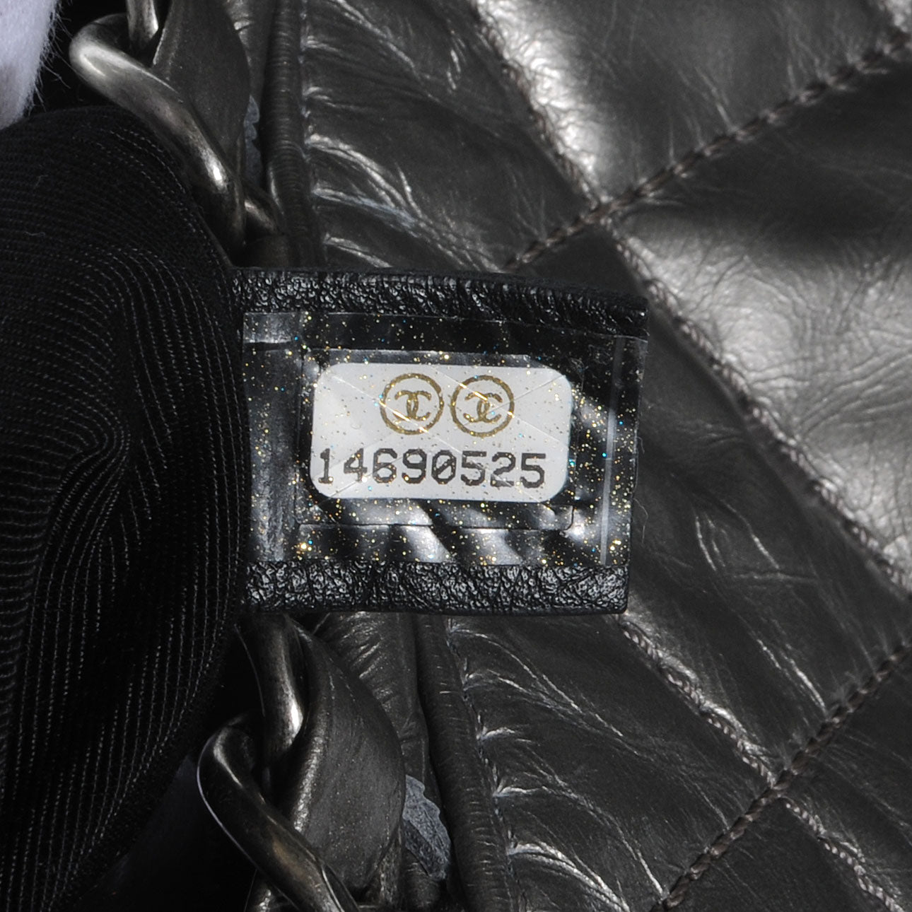 Chanel Calfskin Large Chain Me Tote Light Silver 6 of 8