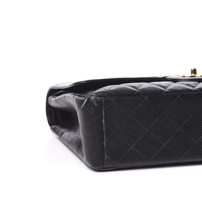 Chanel Caviar Quilted Maxi Double Flap Black 7 of 9